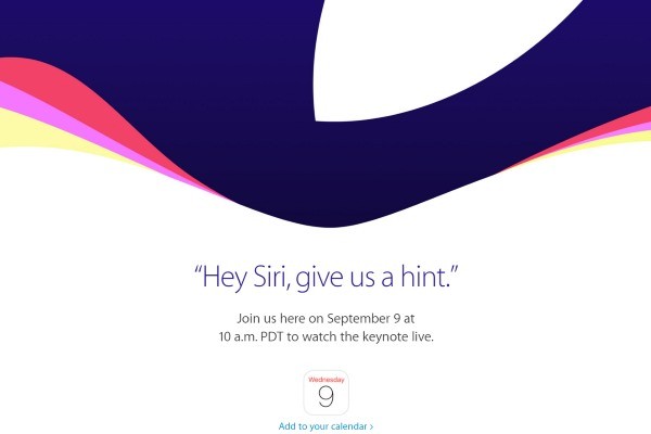 Hey siri give us a hint презентация apple 9 сентября