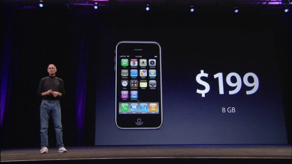 Цена на самый первый iPhone (с 2-летним контрактом)